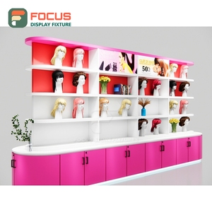 Estante de exhibición de pelucas montado en la pared, estantería de varios niveles que ahorra espacio, unidad vertical para exhibición de pelucas en tiendas. - Product Image 5