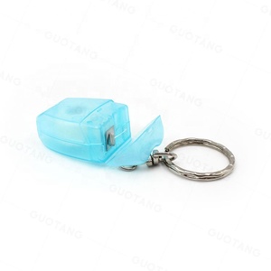 批发便携式绿色粉色橙色防水清新可持续牙形牙线 - Product Image 2