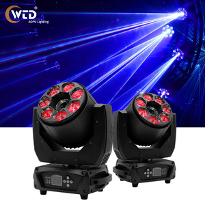 Aopu <span class=keywords><strong>LED</strong></span> giai đoạn rửa nhuộm Ánh sáng chùm rửa Zoom 7*40W mắt ong và laser 3in1rgbw di chuyển đầu cho Câu lạc bộ thanh đám cưới Laser - Product Image 1