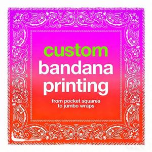 Linda Bandana Infantil con Diseño de Paisley Personalizada para Niños, Bandana Personalizada para Actividades Escolares, Campamentos de Verano, Identificación, Accesorio para la Cabeza - Product Image 1