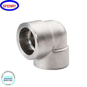 Sfenry Rèn ASME B16.11 SW Thép Carbon <span class=keywords><strong>A105</strong></span> <span class=keywords><strong>Socket</strong></span> Weld Class 3000 90 Độ Khuỷu Tay - Product Image 2