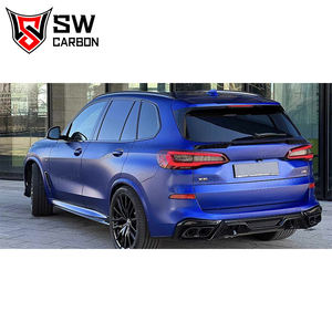 Kit de carrocería de fibra de carbono para BMW <span class=keywords><strong>X5</strong></span> G05, cubiertas de espejo de rejilla de labio delantero, faldones laterales, difusor, kit de carrocería - Product Image 4
