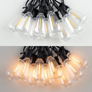 <span class=keywords><strong>Guirlande</strong></span> lumineuse <span class=keywords><strong>solaire</strong></span> LED étanche IP44 ST38, blanc chaud 2700K, conique, pour camping en plein air, décoration <span class=keywords><strong>de</strong></span> fête - Product Image 1