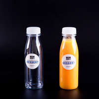 Botol Jus PET Transparan 300ml 500ml Kemasan Kosong Food Grade untuk Minuman Teh Susu