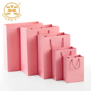Por Bürgermeister Bolsa De Regalo wieder verwendbare Joyeria Papel Geschenk Con Logotipo Bolsas De Regalo Pink