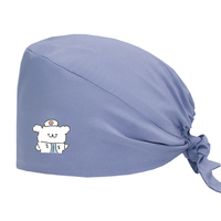 Nieuwe Patroon Verpleeghoed Unisex Zachte Duurzame Esthetische Caps Huisdier Laboratorium Lange Haren Chirurgische Scrub Hoeden