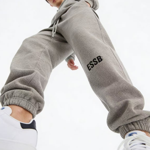 <span class=keywords><strong>Pantalon</strong></span> de survêtement unisexe de haute qualité, coupe ample, style streetwear, avec logo personnalisé imprimé - Product Image 2