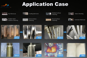 เครื่องทำความสะอาดด้วยเลเซอร์แบบพกพา เครื่องกำจัดสนิมด้วยเลเซอร์ กำจัดชั้นออกไซด์และสี - Product Image 5