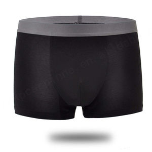 Vente en gros de nouveaux boxers taille moyenne stylés pour hommes plus taille personnalisée impression de logo boxer uni - Product Image 4