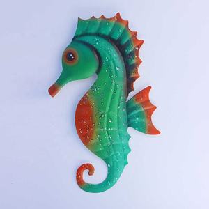 Настенный Декор металлический арт морской конек Американский Железный рыба висит Настенный декор Белоголовый Орлан флаг - Product Image 4