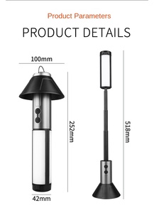 Luz de Camping multifunción portátil de alta potencia 30W LED de larga distancia con zoom linterna de Camping retráctil - Product Image 3