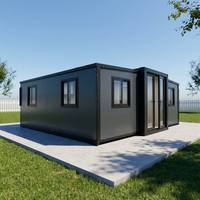 TOPPRE Promotion Maison Conteneur Extensible Isolée Antisismique 20ft 40ft Préfabriquée en Acier 2 Chambres pour Usage Commercial