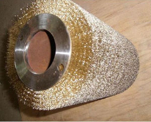 Customized Industrial Steel Plate Processing Brass <strong>Wire</strong> <strong>Rotary</strong> <strong>Brush</strong> - Product Image 4