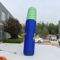 Arche gonflable étanche personnalisée avec logo sur mesure pour portail scolaire, arche de départ gonflable portable, entrée inclinée pour publicité événementielle