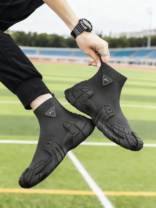 Sneakers da Uomo alla Moda con Design Alto e Traspirante, Stivali Casual Sportivi alla Caviglia per Escursionismo all'Aperto - Product Image 5