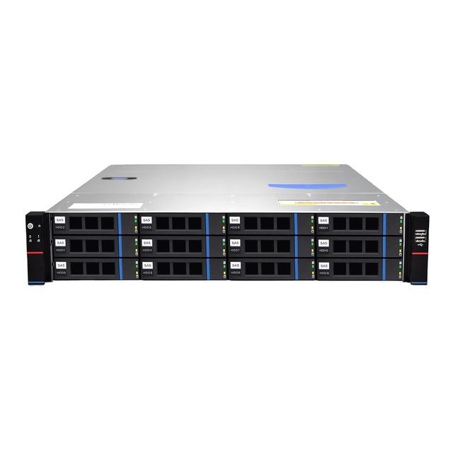 New 2U 12 Bay NVMe SFF SSD Supported Rackmount Server Chassis 670mm Depth Computer Case