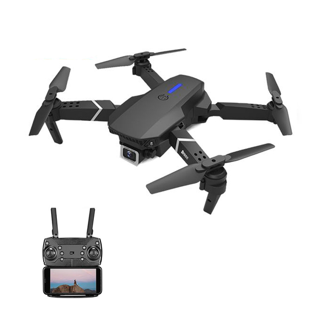 2.4G 4K Remote Control Quadcopter Folding Aerial Camera Six-Axis Gyroscope Dual-Camera Kids RC Toys Drone