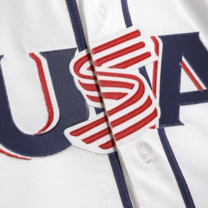 Uniforme de baseball pour homme en polyester et coton respirant, cousu # 5 Freeman # 8 Hernandez # 17 - Product Image 2