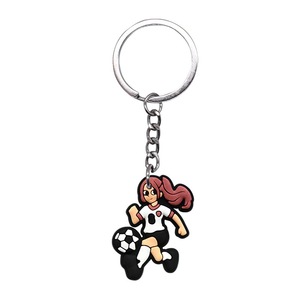 Creative Football Series PVC Eco-Friendly Durable Soft Plastic Bag Pendant Jewelry Keychain Accessories DIY - Product Image 6