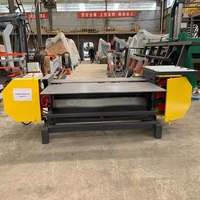 Scie à démanteler les palettes en bois horizontales portables, machine à fendre les palettes en bois