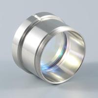 Nouvel ensemble d'optiques de collimation et de focalisation D28 F100 WSX Precitec de haute qualité pour laser à fibre, en silicium fondu de haute pureté