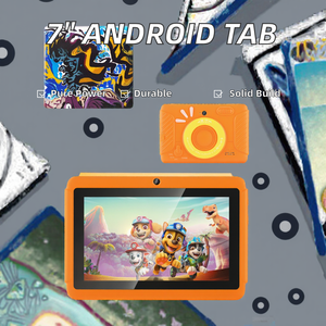 Tablet PC MTK de 7 Pulgadas con Pantalla IPS, <span class=keywords><strong>Android</strong></span> 13, 4GB + 128GB, Punto de Acceso WIFI, 3000MA, Funda Protectora Anticaídas <span class=keywords><strong>para</strong></span> Niños, Educación, Nuevo - Product Image 4