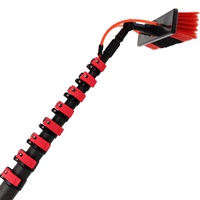 Xtentool - Kit de Cepillo para Limpiar Ventanas con Barra Telescópica de Fibra de Carbono de 60 pies, Sistema de Limpieza con Agua, Venta al por Mayor, OEM, ODM