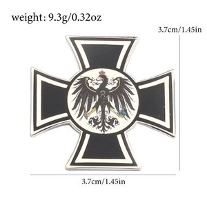 Médaille Croix de Fer de Prusse, Étoile d'Émail de l'Ordre de Prusse, Épingle, Badge, Broche - Product Image 3