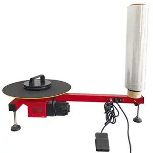 Portable manual film stretch wrapping machine/pallet wrapper/film stretch wrapper for small box