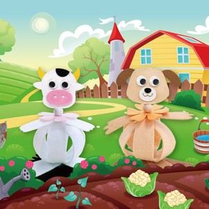 Kit de couture et feutrage DIY 2026 pour débutants – Ensemble de création d'ornements animaux pour garçons et filles de 3 ans et plus - Product Image 4