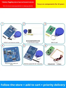 เครื่องอ่านและเขียนโมดูลเหนี่ยวนำการ์ด <span class=keywords><strong>RFID</strong></span> RF แบบ <span class=keywords><strong>RC522</strong></span> MFRC-522พร้อมการ์ด S50 Fudan PN532 SPI ประเทศจีน - Product Image 5