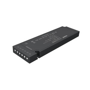 レタロン グローバル 18W スマートLEDストリップドライバー 120-240VAC入力 12/24VDC出力 プラスチックケース 防水 デュアルチャンネルLED電源 - Product Image 1