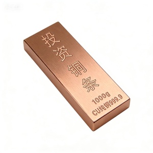Nouvelles briques de cuivre de 1000 g, barres de cuivre pur à 999,9 % de 1 kg - Product Image 3