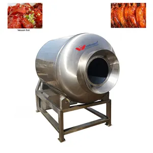 Stainless Steel Pork Chicken Duck Beef Mutton Pickles Vacuum Industrial Meat Marinating Machine