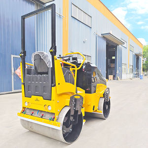Chinesische Fabrik 3 Tonnen Mini Vibrationswalze Diesel Doppeltrommel Straßenwalze Preis - Product Image 2