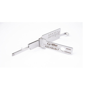 Nouveauté Lishi Tools SS362 X2D <span class=keywords><strong>ABUS</strong></span>-7 LISHISTYLE EACLE serrure ouverture serrure Pick Set outils <span class=keywords><strong>de</strong></span> serrurier - Product Image 1