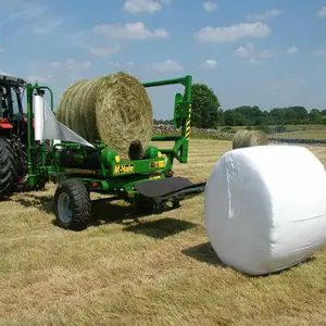 5 schichten geblasene heu-ballen-wickelfilm 750 mm heu-wickelfilm für graswickeln