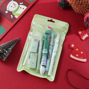 Set de Papelería Navideña con Dibujos Animados, Kit de Bolígrafos Multicolor, Regalo para Niños, Estudiantes, Fiestas Escolares, Venta al Por Mayor - Product Image 1