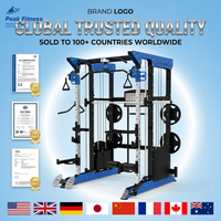 Rack d'entraînement multifonction Smith Machine pour musculation, équipement commercial de gym, machine de fitness et de force