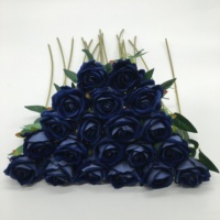 QIDA TM101 20 PCS Rose Großhandel Künstliche Rosen Seiden blumen Rote einzelne Rose Blumen für Home Wedding Decoration Party