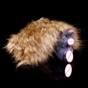 Fantasy Camel Plush Style Male <b>Masturbator</b> Soft Furry Double Channel Adult Toy for Men - Product Image 3