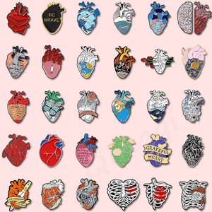 Wholesale Stock Medical Brooch <strong>Pins</strong> Metal Crafts Personalized Medical Students Accessories Hard Enamel Lapel <strong>Pins</strong> - Product Image 3