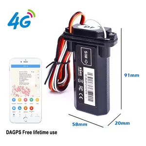 DAGPS กันน้ํา 4G Gps อุปกรณ์ติดตาม T12 st901l มินิรถจักรยานยนต์อุปกรณ์ติดตามเรียลไทม์สําหรับรถบรรทุกรถยนต์ไฟฟ้าจักรยาน