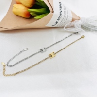 Bracelet pour femme en acier inoxydable avec charme en forme de lettre yl rétro en or, bijoux de marque avec logo, entièrement serti de diamants