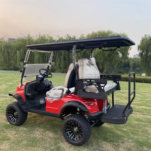 Voiture de golf et utilitaire multifonctionnelle 4 places avec rangement de cargaison pour l'aménagement paysager, les jardins, les terrains de golf et les travaux d'entretien - Product Image 4