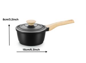 Recién llegado, juegos de ollas y sartenes para el hogar, juego de utensilios de cocina de aluminio con revestimiento antiadherente - Product Image 3