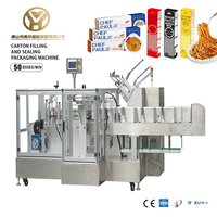 Machine d'emballage horizontale automatique à grande vitesse YH pour boîtes en carton de pâtes spaghetti