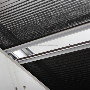 Zanzariera pieghettata oscurante e doppio schermo lucernario pieghettato zanzariera retrattile per finestra scorrevole - Product Image 5