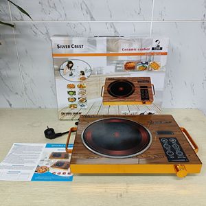 Table de cuisson électrique en céramique portable de haute qualité 3500W avec capteur infrarouge, commande tactile, minuterie, compatible avec tous les types de casseroles, usage domestique - Product Image 3