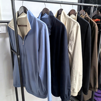 Veste d'hiver décontractée pour homme, coupe-vent, imperméable, réversible, à capuche, à manches longues, avec logo personnalisé sur le devant, pour la randonnée, vente en gros